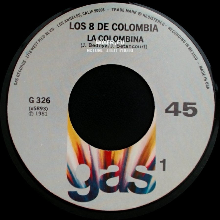 Los 8 De Colombia - La Colombina / El Mono Paternina side A