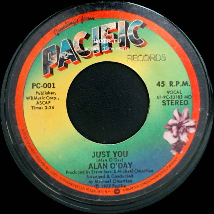Alan O'day - Undercover Angel / Just You side B