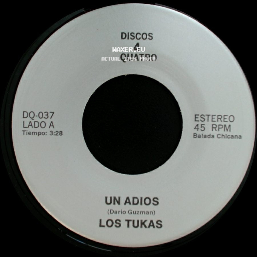Los Tukas - Un Adios / Unknown Title B side A