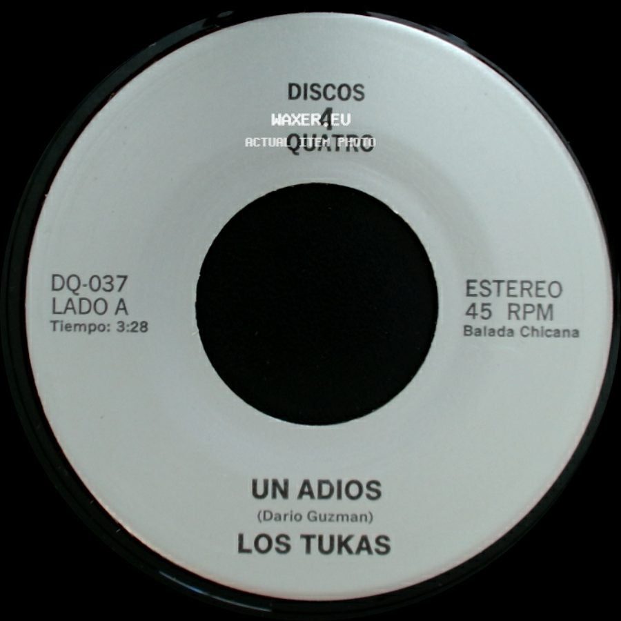 Los Tukas / Polo - Un Adios / El Ultimo Beso "Last Kiss" side A