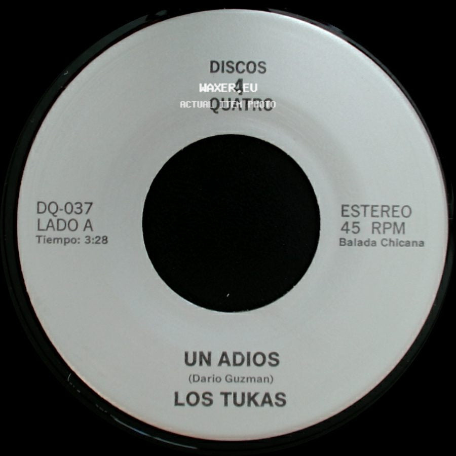 Los Tukas / Polo - Un Adios / El Ultimo Beso "Last Kiss" side A