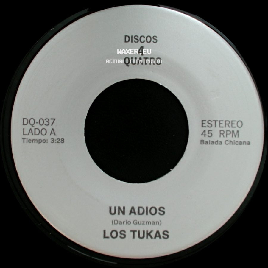 Los Tukas / Polo - Un Adios / El Ultimo Beso "Last Kiss" side A