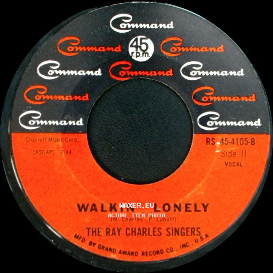 The Ray Charles Singers - Take Me Along / Walkin' Lonely side B