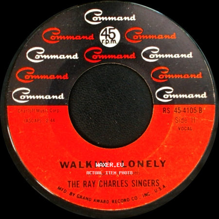 The Ray Charles Singers - Take Me Along / Walkin' Lonely side B