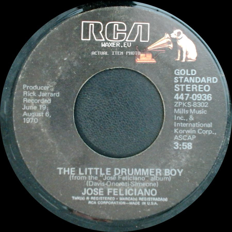 Jose Feliciano - The Little Drummer Boy / Feliz Navidad side A