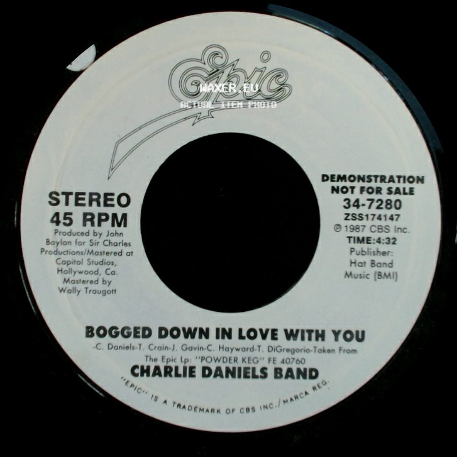 Charlie Daniels Band - Bogged Down In Love With You / Bogged Down In Love With You side B