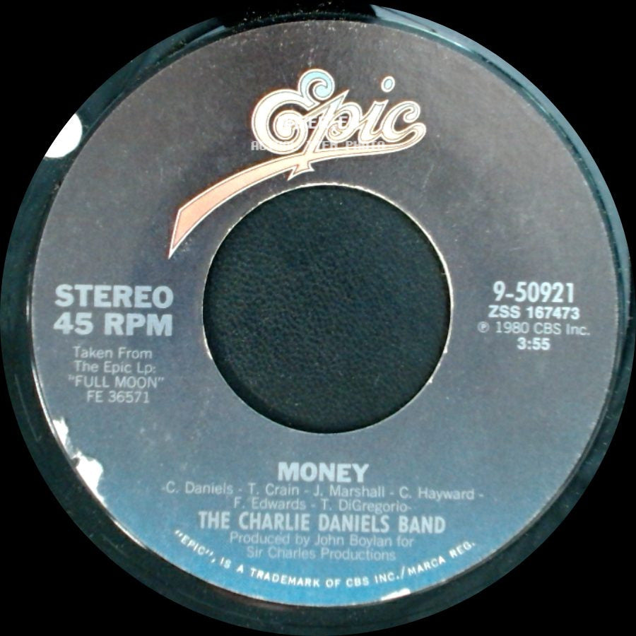 The Charlie Daniels Band - The Legend Of Wooley Swamp / Money side B