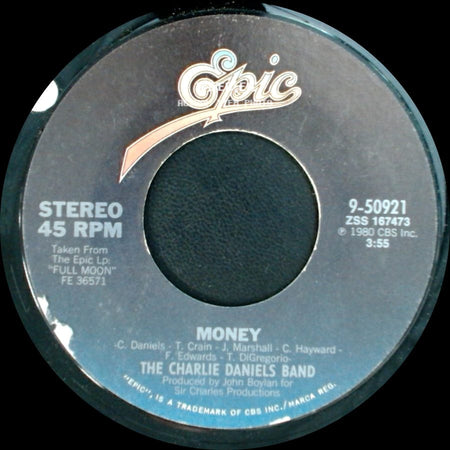 The Charlie Daniels Band - The Legend Of Wooley Swamp / Money side B