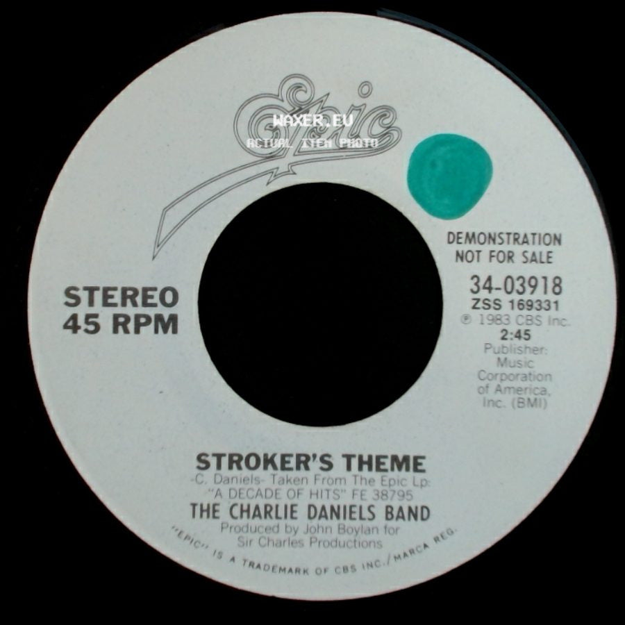 The Charlie Daniels Band - Stroker's Theme / Stroker's Theme side A