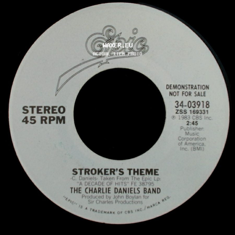 The Charlie Daniels Band - Stroker's Theme / Stroker's Theme side B
