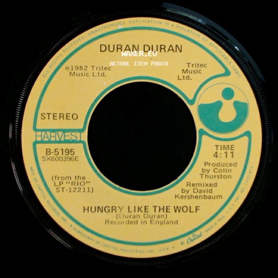 Duran Duran - Hungry Like The Wolf / Hungry Like The Wolf side B