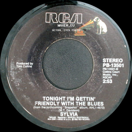 Sylvia - Snapshot / Tonight I'm Gettin' Friendly With The Blues side B