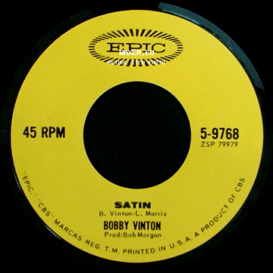 Bobby Vinton - Satin / Long Lonely Nights side A
