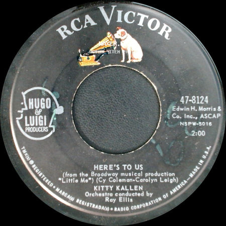 Kitty Kallen - Here's To Us / My Coloring Book side A