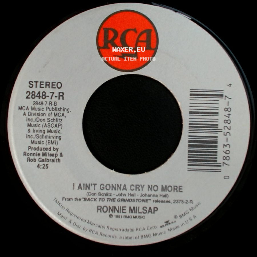 Ronnie Milsap - I Ain't Gonna Cry No More / Since I Don't Have You side A