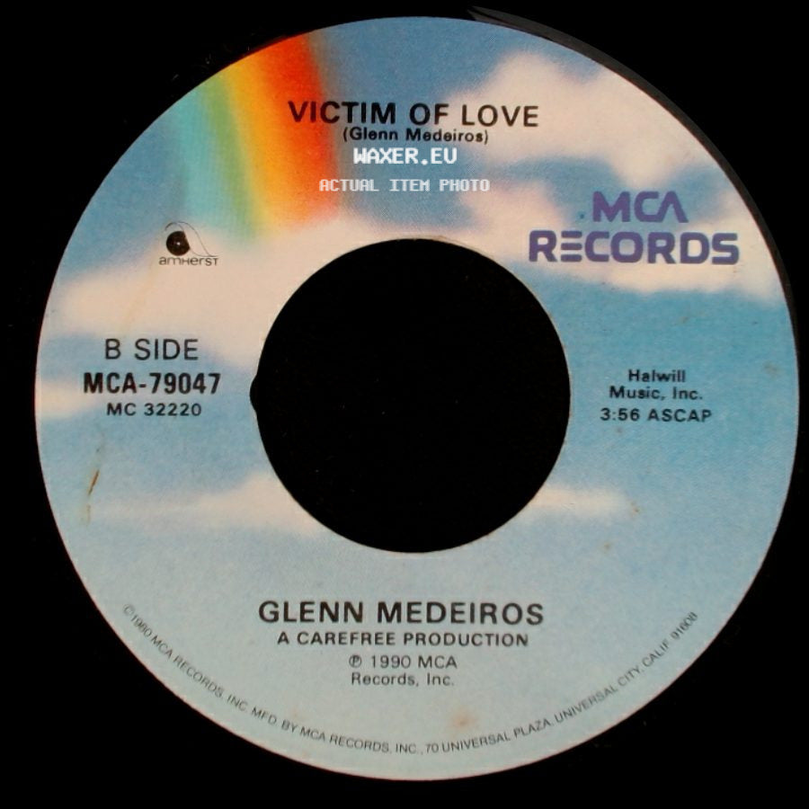 Glenn Medeiros Featuring Bobby Brown / Glenn Medeiros - She Ain't Worth It (Featuring Bobby Brown) / Victim Of Love side B
