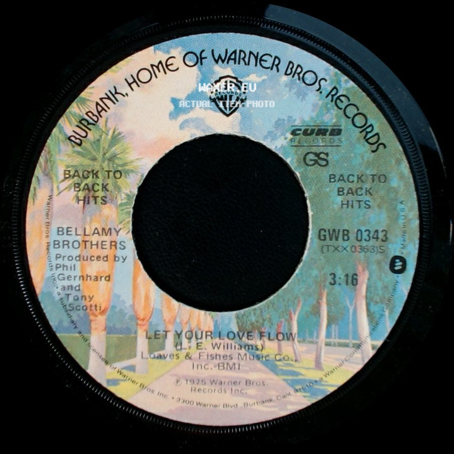 Bellamy Brothers - Satin Sheets / Let Your Love Flow side B
