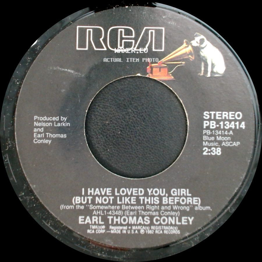 Earl Thomas Conley - Bottled Up Blues / I Have Loved You, Girl (But Not Like This Before) side B