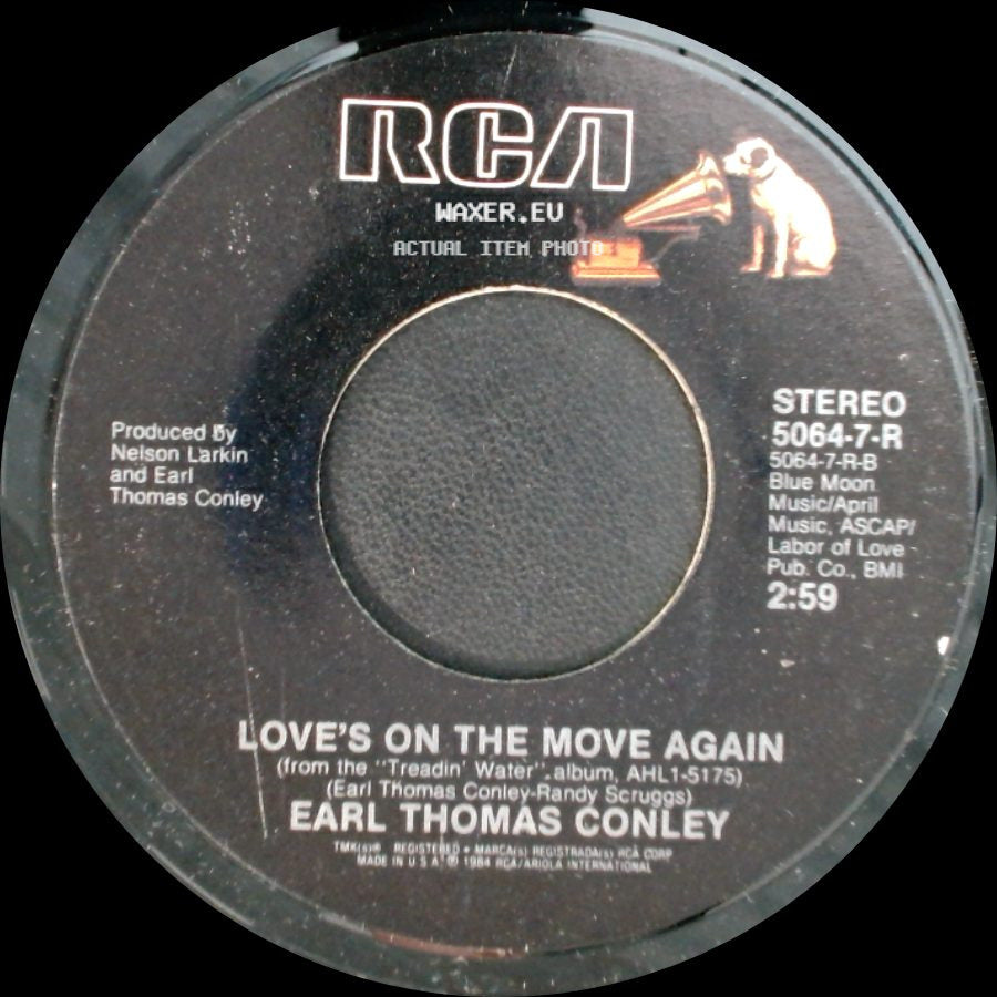 Earl Thomas Conley - Love's On The Move Again / I Can't Win For Losin' You side A