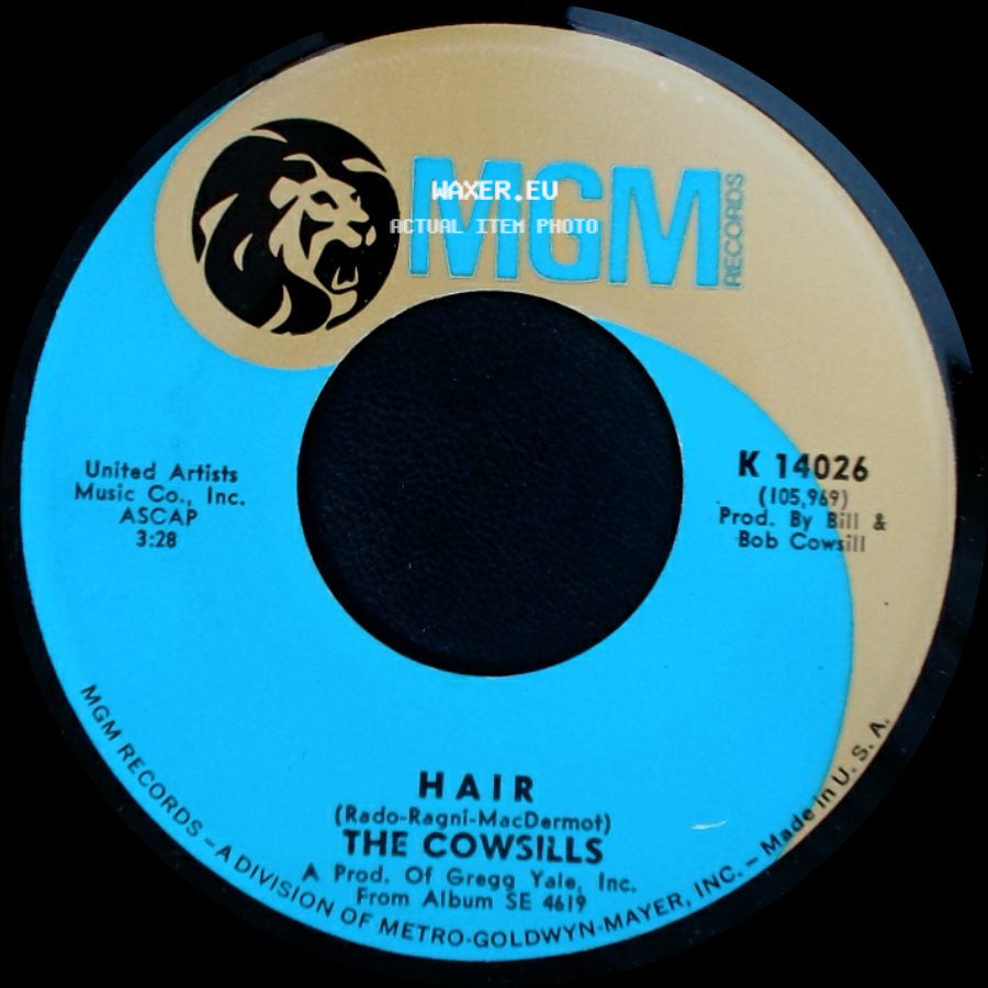The Cowsills - Hair / What Is Happy? side A