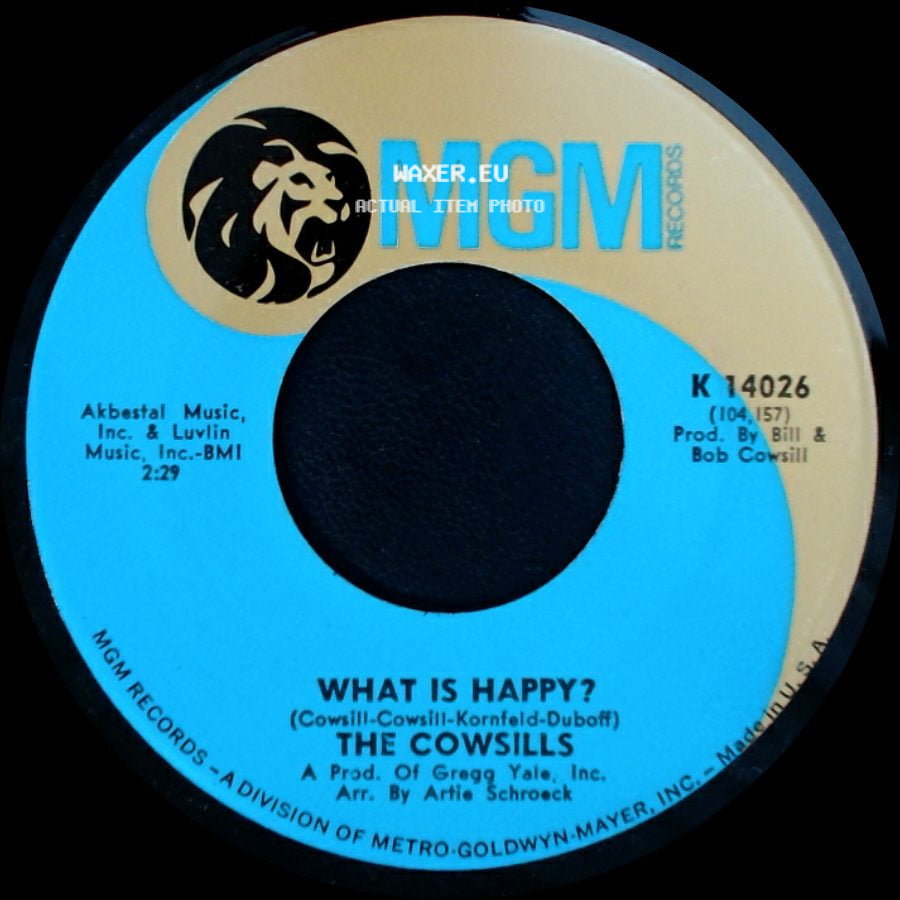 The Cowsills - Hair / What Is Happy? side B