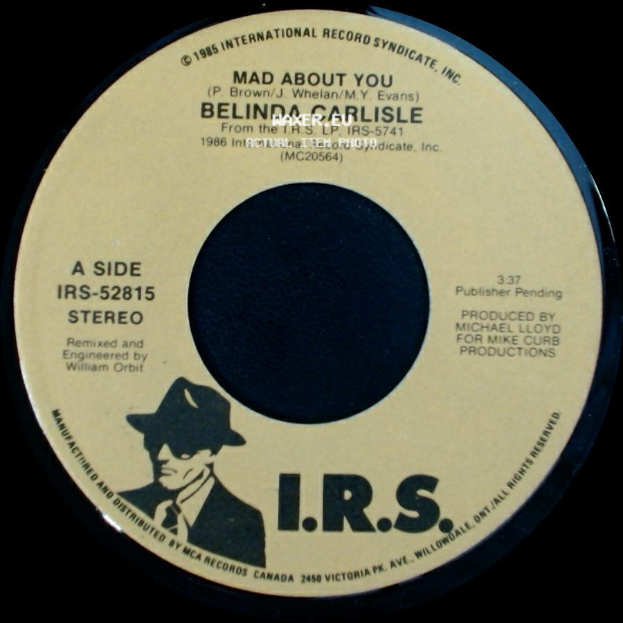 Belinda Carlisle - Mad About You / I Never Wanted A Rich Man side A