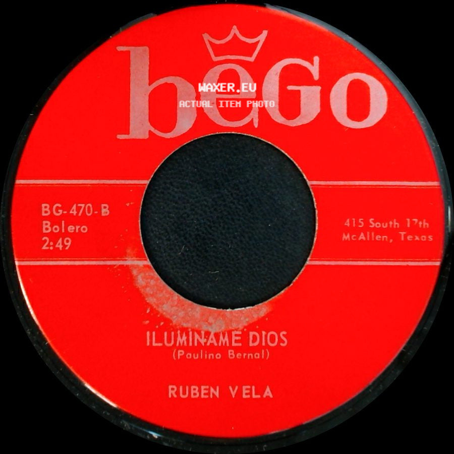 Ruben Vela - Mi Mala Suerte / Iluminame Dios side B