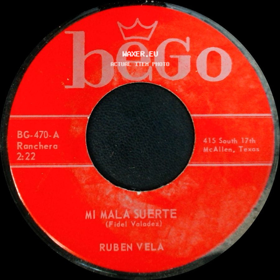Ruben Vela - Iluminame Dios / Mi Mala Suerte side B