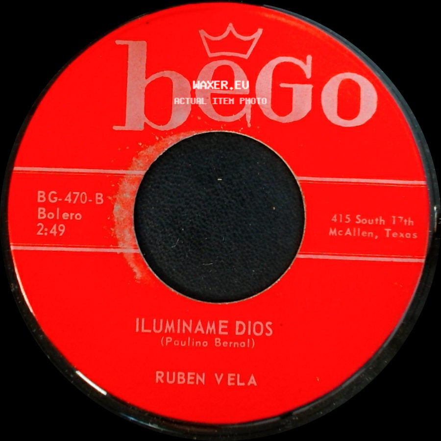 Ruben Vela - Mi Mala Suerte / Iluminame Dios side B