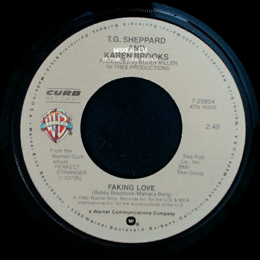 T.G. Sheppard / T.G. Sheppard And Karen Brooks - Reno And Me / Faking Love side B