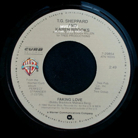 T.G. Sheppard / T.G. Sheppard And Karen Brooks - Reno And Me / Faking Love side B
