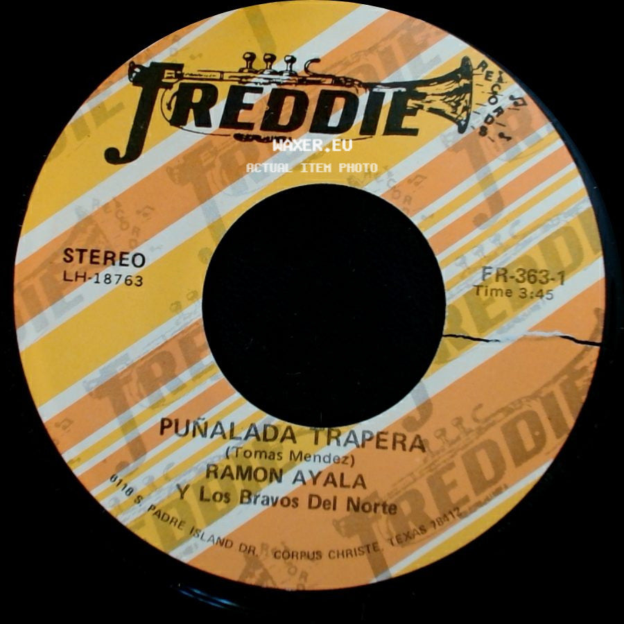Ramon Ayala Y Los Bravos Del Norte - Punalada Trapera / A Donde Vas side A