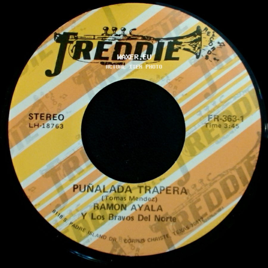 Ramon Ayala Y Los Bravos Del Norte - A Donde Vas / Punalada Trapera side B