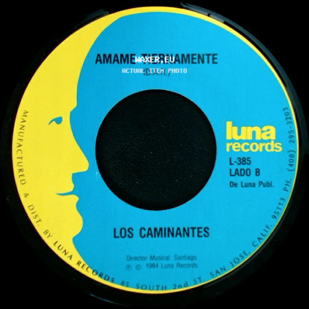 Los Caminantes - Tuyo Sere / Amame Tiernamente side B