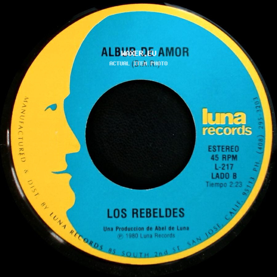 Los Rebeldes - Tu Partida / Albur De Amor (D.A.R.) side B