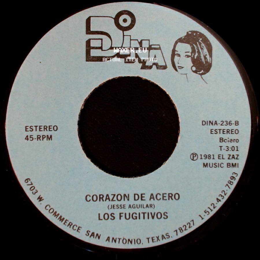 Los Fugitivos - Club Chamizal / Corazon De Acero side B