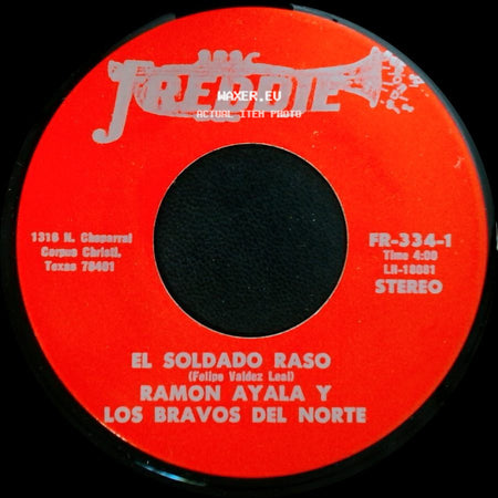 Ramon Ayala Y Los Bravos Del Norte - Ya Te He Olvidado / El Soldado Raso side B