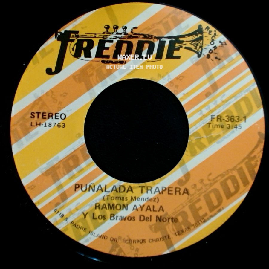 Ramon Ayala Y Los Bravos Del Norte - Punalada Trapera / A Donde Vas side A