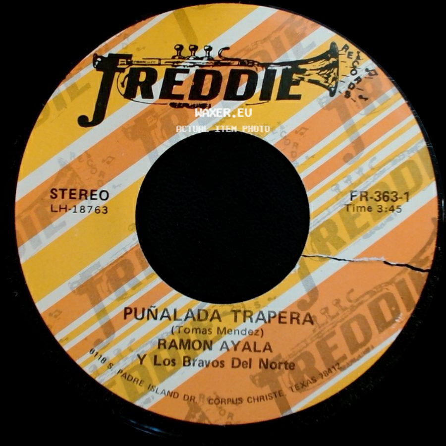 Ramon Ayala Y Los Bravos Del Norte - Punalada Trapera / A Donde Vas side A