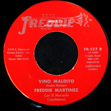 Freddie Martinez - Farolito De Amor / Vino Maldito side B