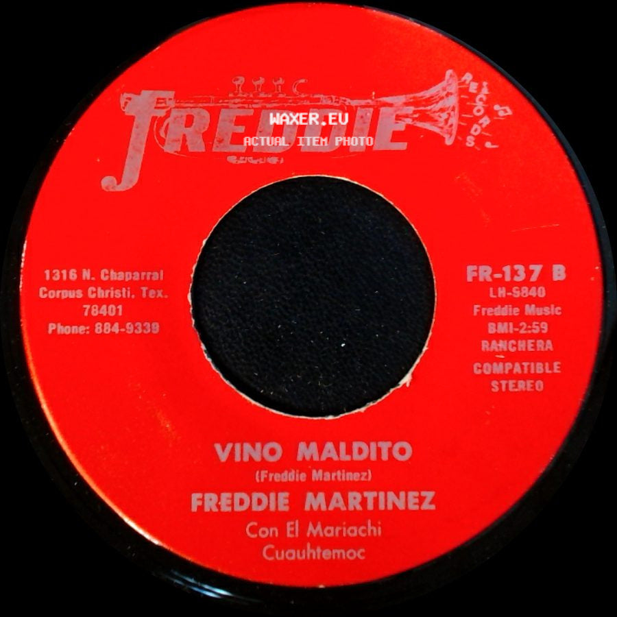 Freddie Martinez - Farolito De Amor / Vino Maldito side B