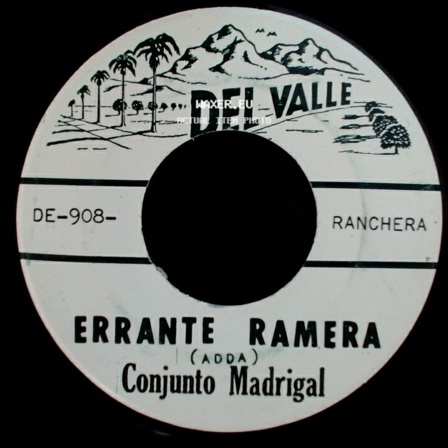 Conjunto Madrigal - Sea Por Dios / Errante Ramera side B