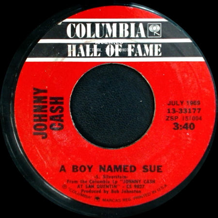 Johnny Cash - San Quentin / A Boy Named Sue side B