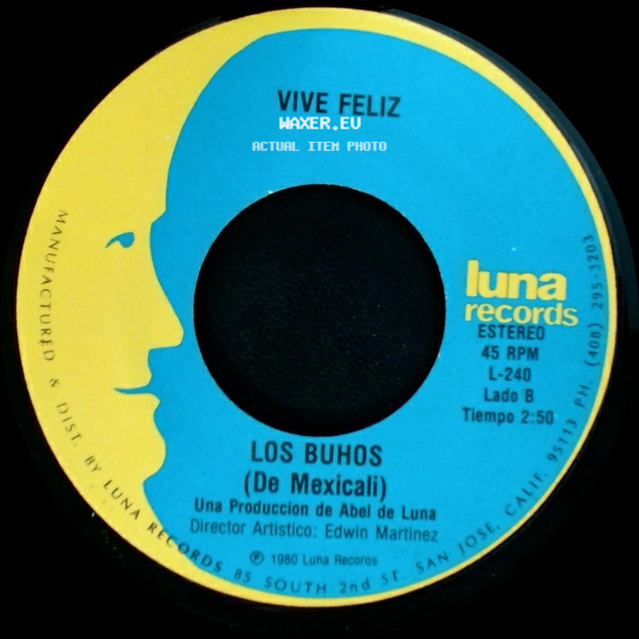 Los Buhos - La Boda Negra / Vive Feliz side B