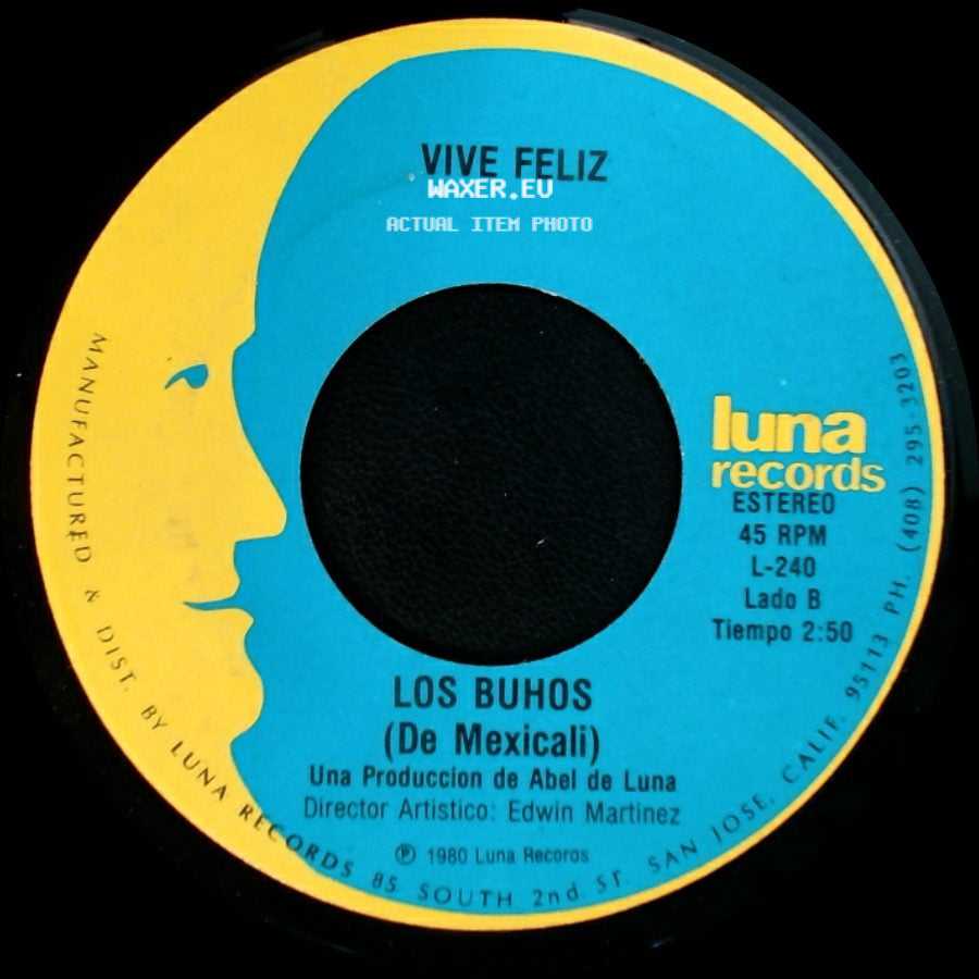 Los Buhos (De Mexicali) - La Boda Negra / Vive Feliz side B