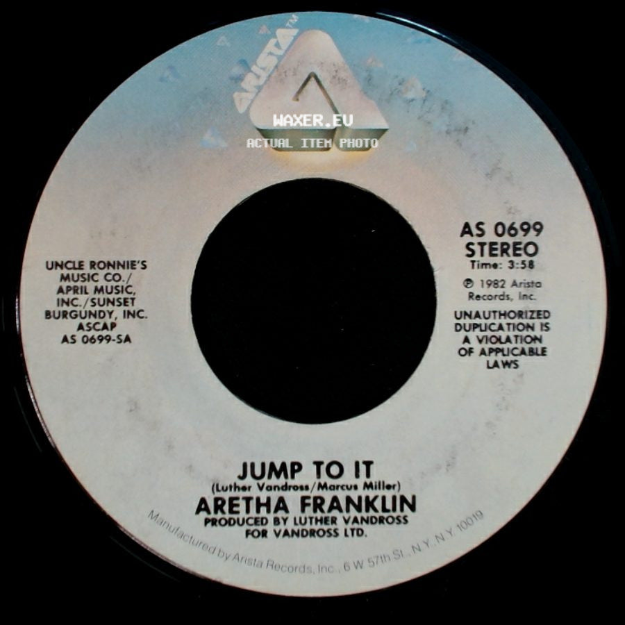 Aretha Franklin - Just My Daydream / Jump To It side B