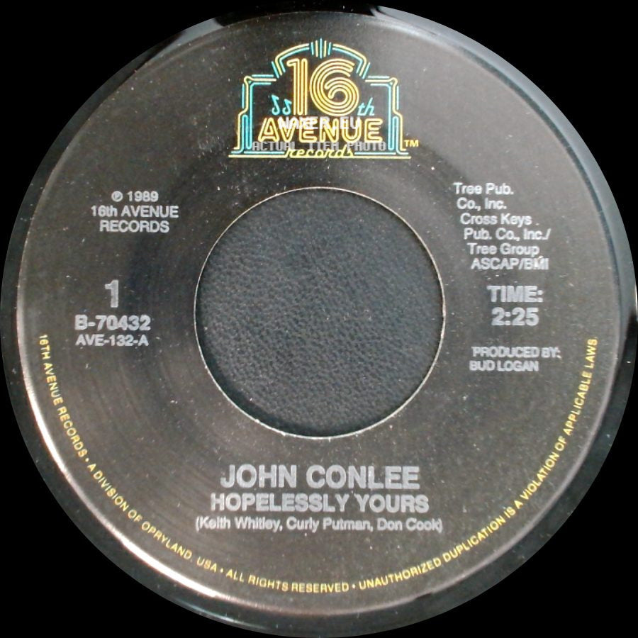 John Conlee - Hopelessly Yours / Fellow Travelers side A