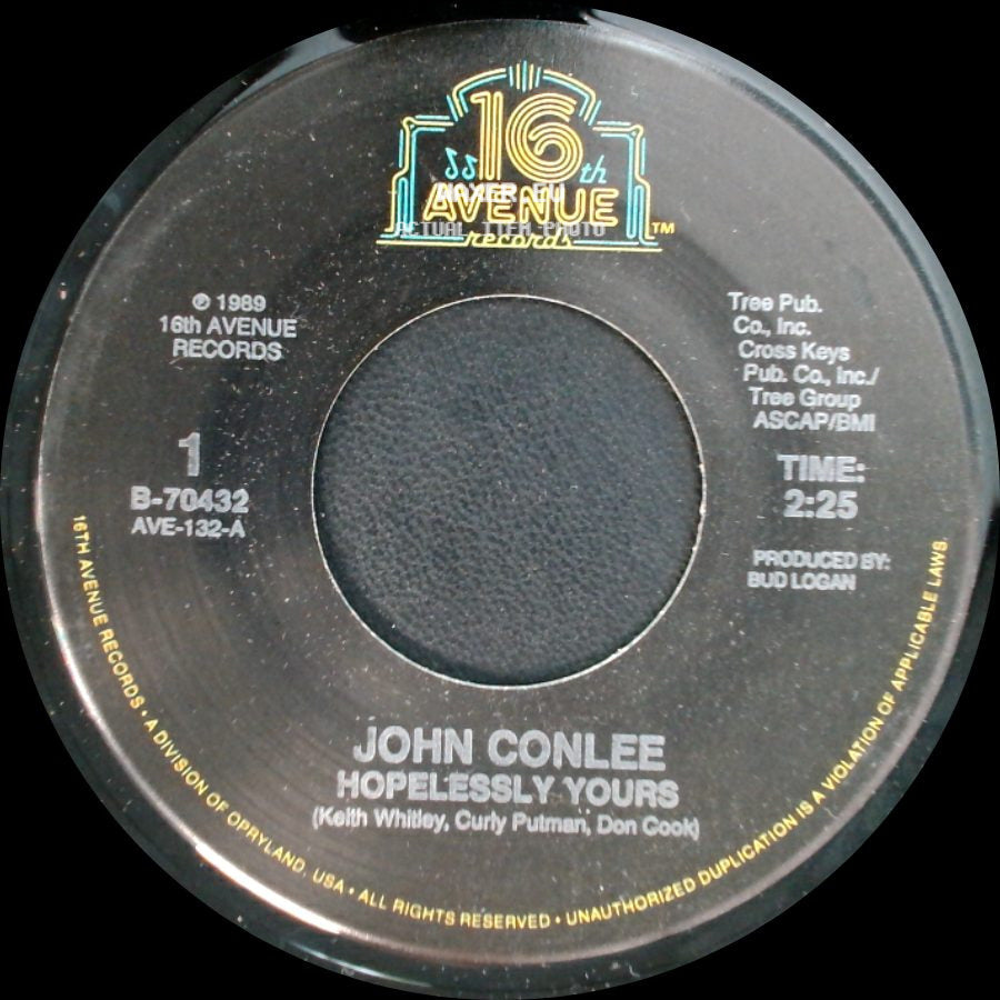 John Conlee - Hopelessly Yours / Fellow Travelers side A