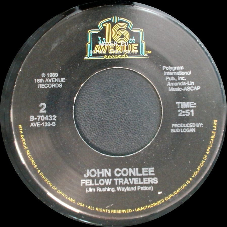 John Conlee - Hopelessly Yours / Fellow Travelers side B