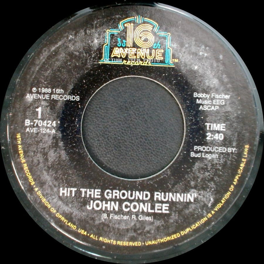 John Conlee - Hit The Ground Runnin' / Hopelessly Yours side A